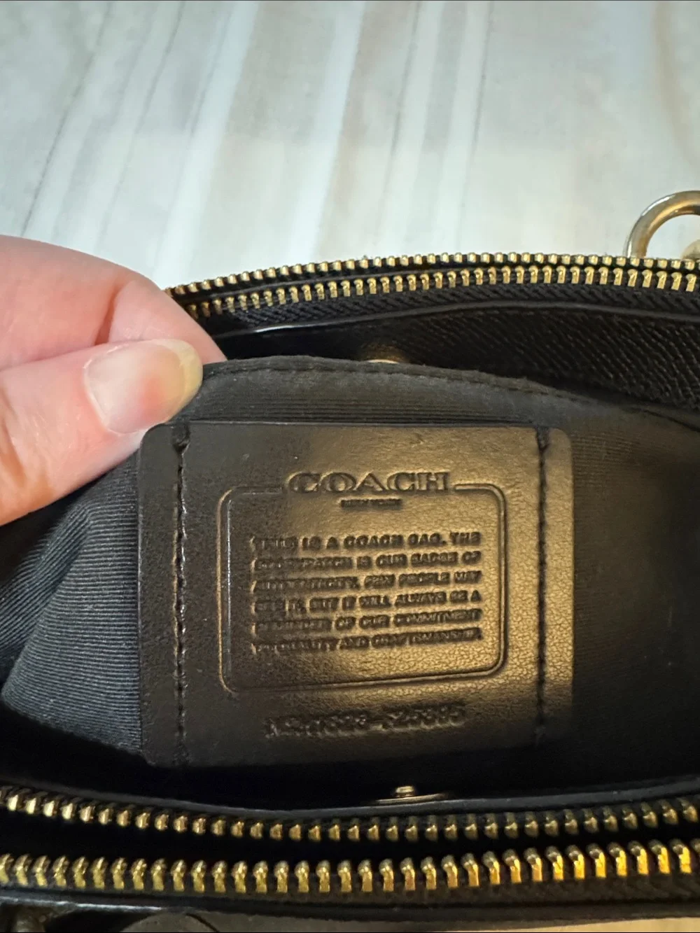 Coach Black Leather Satchel with Gold Hardware and Shoulder Strap